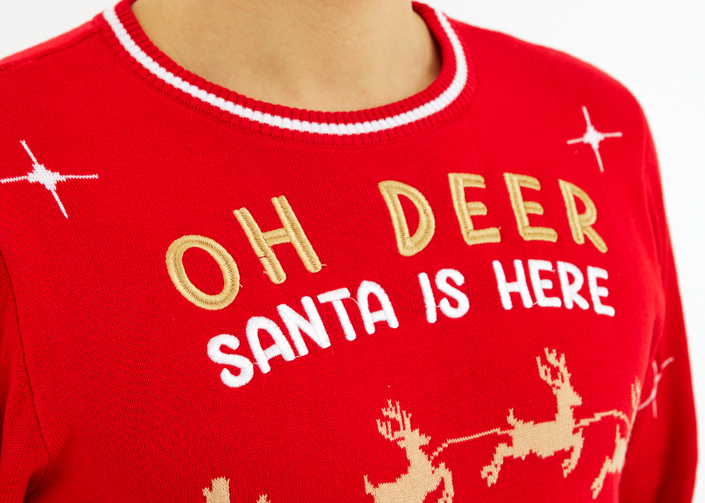 Oh Deer Sweater - Herre.